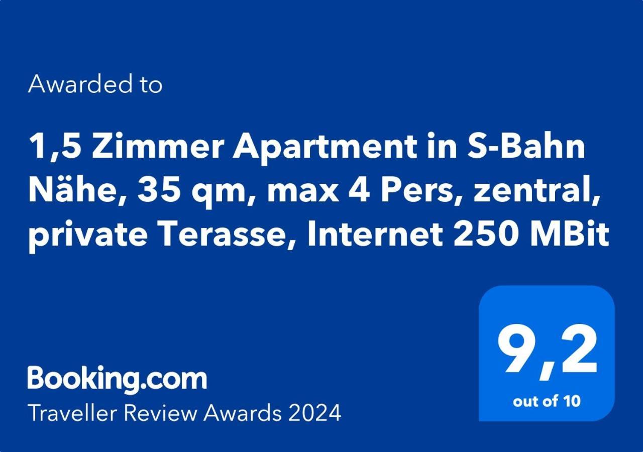 1,5 Zimmer Apartment In S-Bahn Naehe, 35 Qm, Max 4 Pers, Zentral, Private Terasse, Internet 250 Mbit Gärtringen Exterior foto